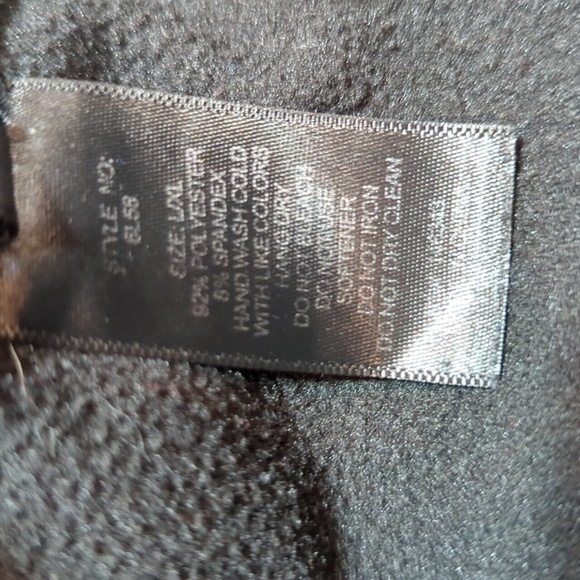 Shosho Women's Black Fleece Lined Cropped Leggings Size L/XL - Picture 8 of 8